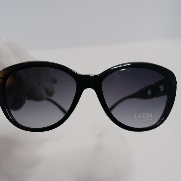 Guess Designer Cat Eye Sunglasses in Black Frame with Grey Gradient Lens |NEW🕶️ - Picture 9 of 11
